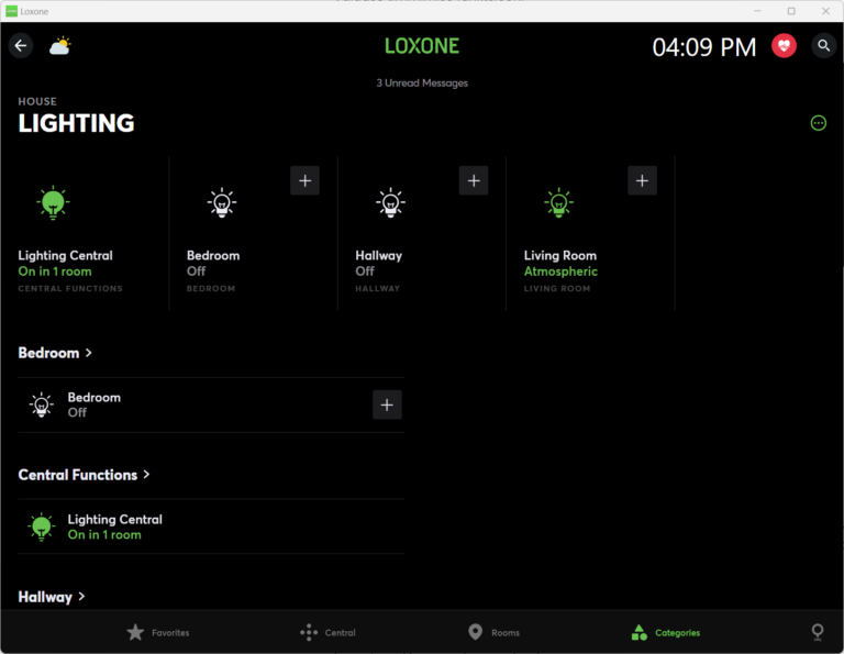 Loxone Lighting Control 1