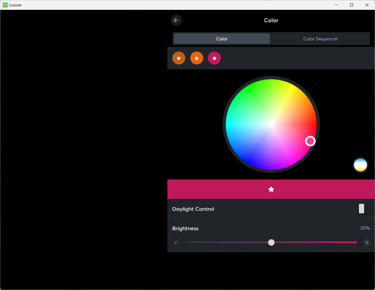 Loxone Lighting Control 5