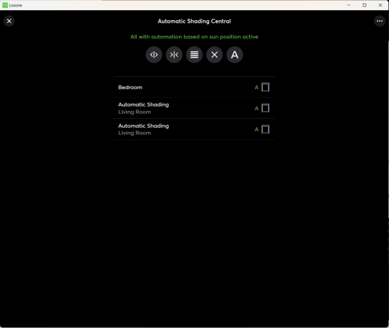 Loxone Shading Control 2